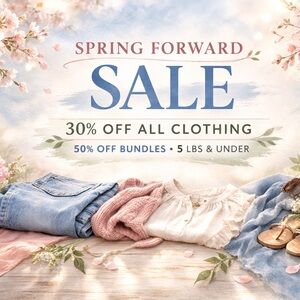 30% Off Clothing, Shoes, Etc. 50% Off Bundles! Like ❤️ for Offer!